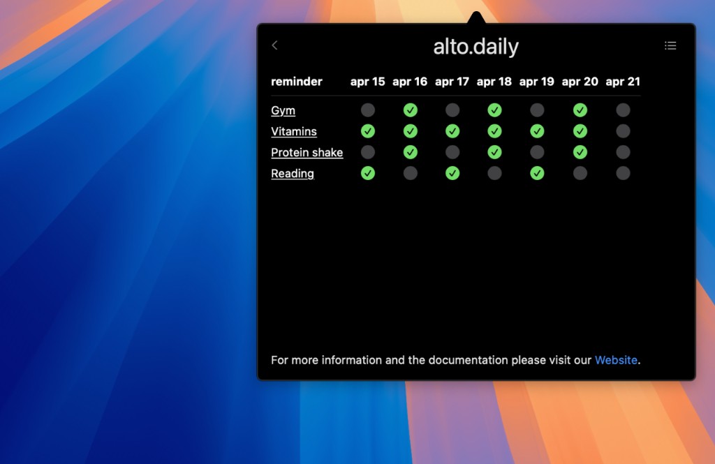 alto.daily — Livita Software case study — screen 2 of 2